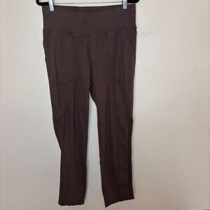 XCVI‎ Pants Women's Extra Large Brown Straight Leg Pockets Sweatpant Leggings
